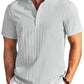 Casual Textured Henley T-Shirt (US Only)