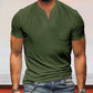 Loose Fit V-neck Short Sleeves T-shirt