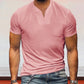 Loose Fit V-neck Short Sleeves T-shirt