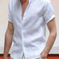 Classic Casual Cotton and Linen Shirt