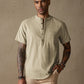 Cozy Half Button Cotton Linen Shirt