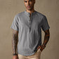 Cozy Half Button Cotton Linen Shirt