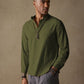 Casual Cotton Linen Solid Color Shirt