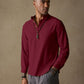 Casual Cotton Linen Solid Color Shirt