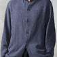 Cotton Linen Loose Fit Long Sleeve Shirt