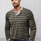 Comfy Soft Stripe Henley Shirt