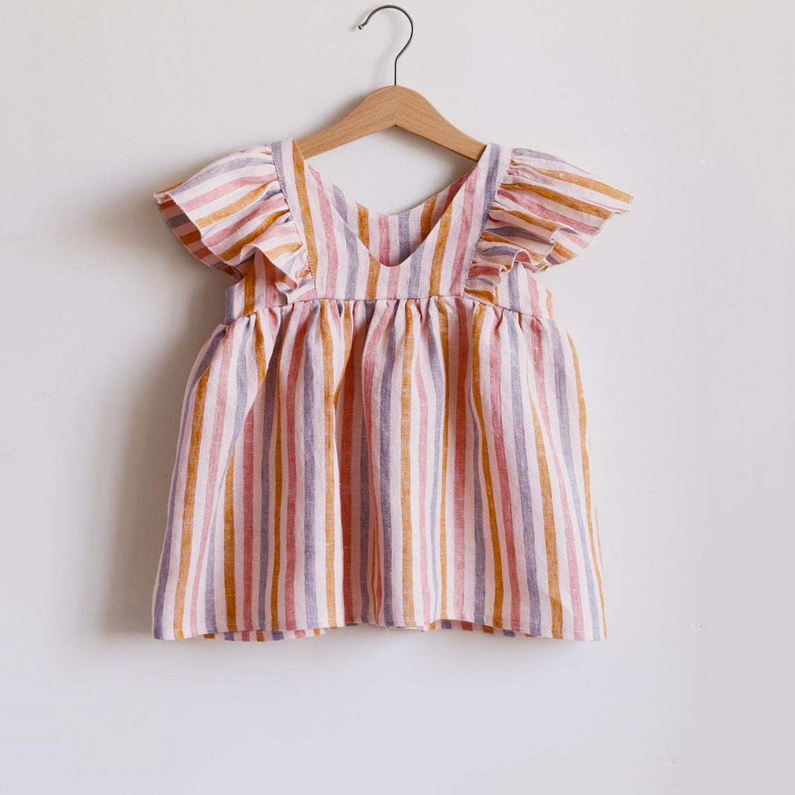 Girls Cotton Linen Dress