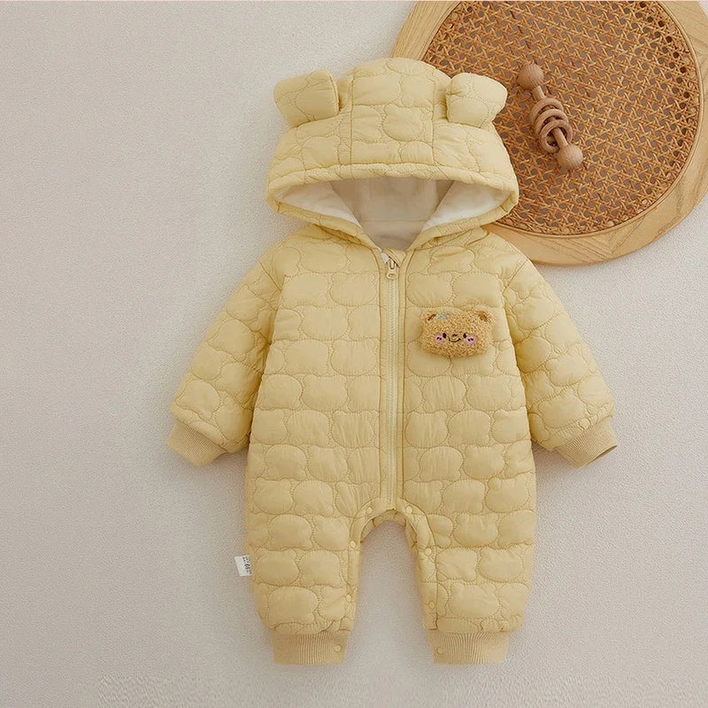 Warm Pastel Bear Jumpsuit