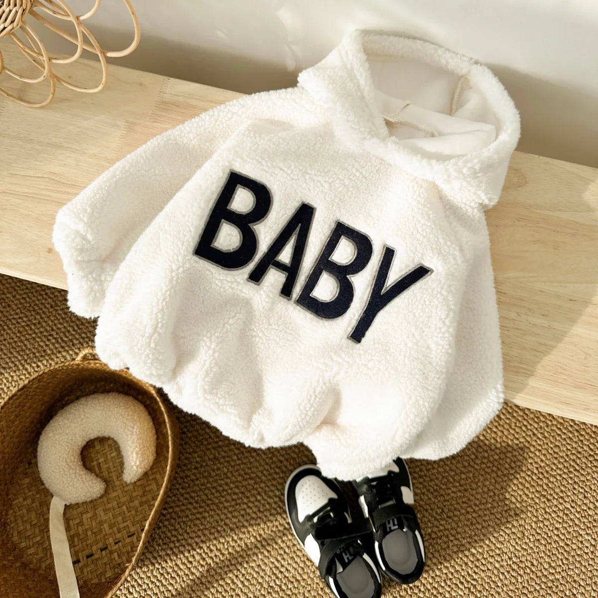 BABY Fleece Pullover Romper