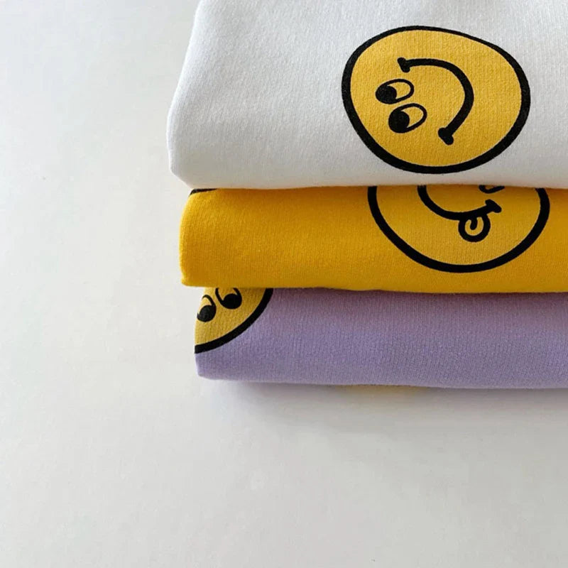 Smiley Face Shorts Set