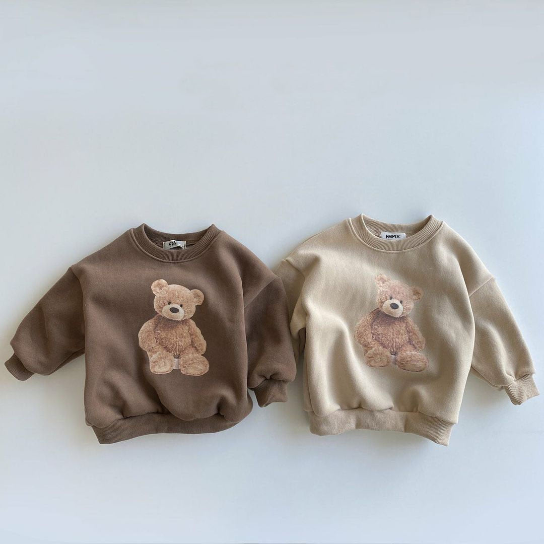 Teddy Bear Print Sweater