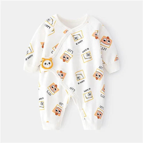 Newborn Printed Casual Jumpsuit