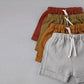 Linen Drawstring Boys Shorts