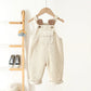 Unisex Corduroy Overalls Jumpsuit