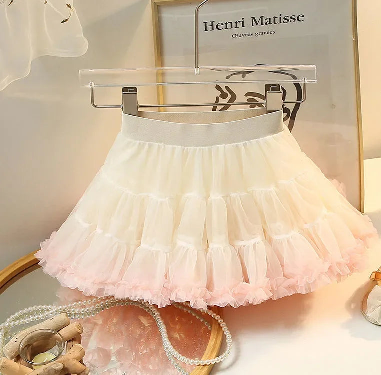 Heart Sweater Tulle Skirt Set