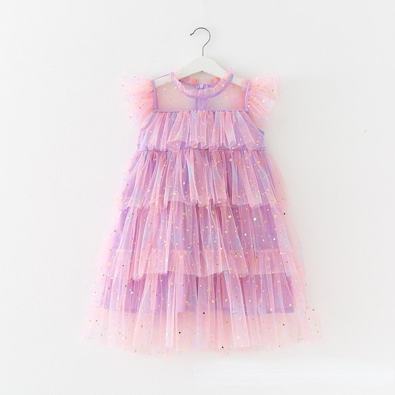 Tulle Rainbow Star Dress