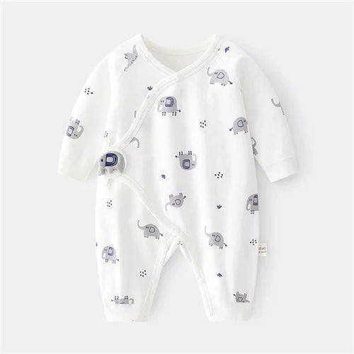 Newborn Printed Casual Jumpsuit