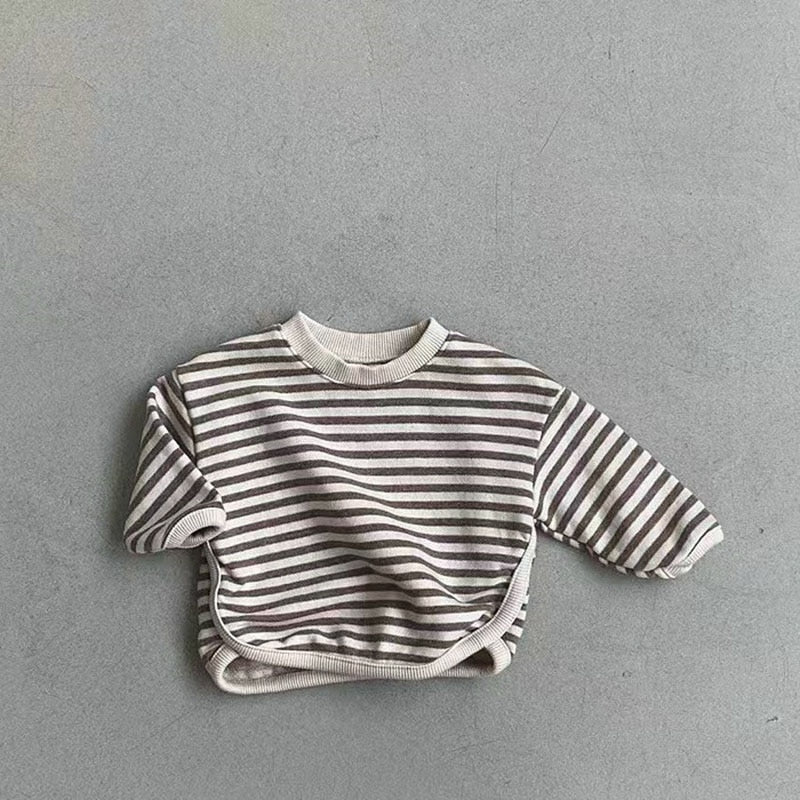 Fall Long Sleeve Striped Shirt