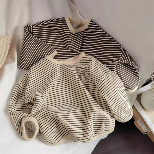 Long Sleeve Stripe Pullover