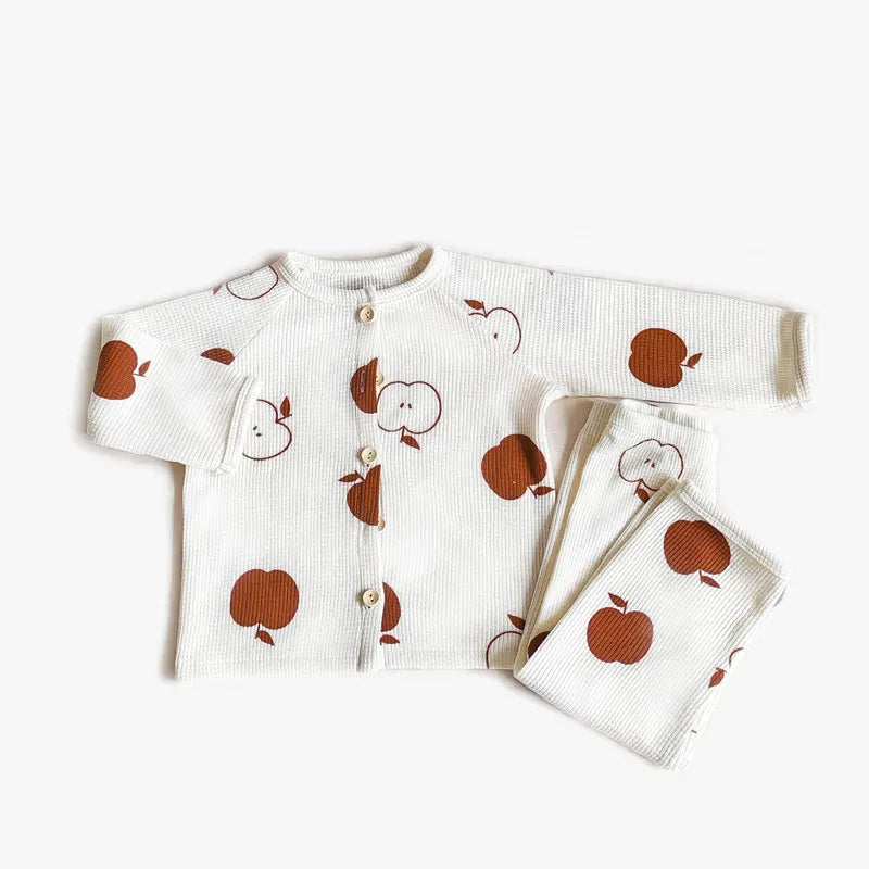 Waffle Cotton Pajama Set