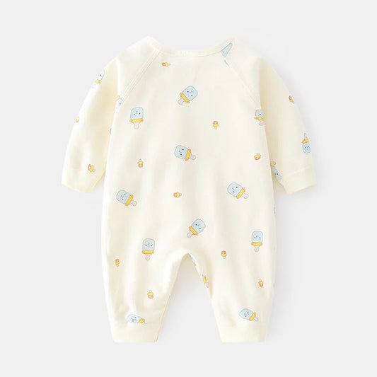 Newborn Printed Casual Jumpsuit