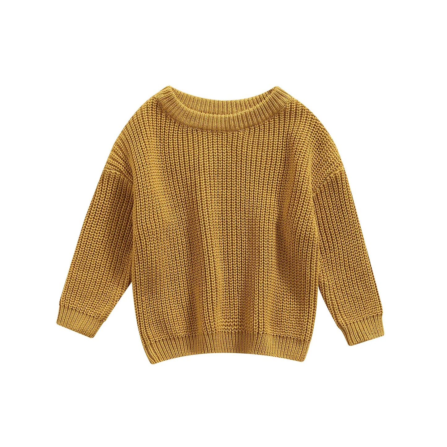 Oversized Knitted Round Neck Sweater