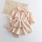 Vintage Style Baby Girl Ruffle Set