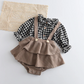 Vintage Style Baby Girl Ruffle Set