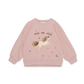 3D Fuzz Patch Long Sleeve Sweatshirts