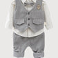 Baby Boy Semi Formal Striped 3 Pcs Set