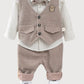 Baby Boy Semi Formal Striped 3 Pcs Set