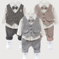 Baby Boy Semi Formal Striped 3 Pcs Set