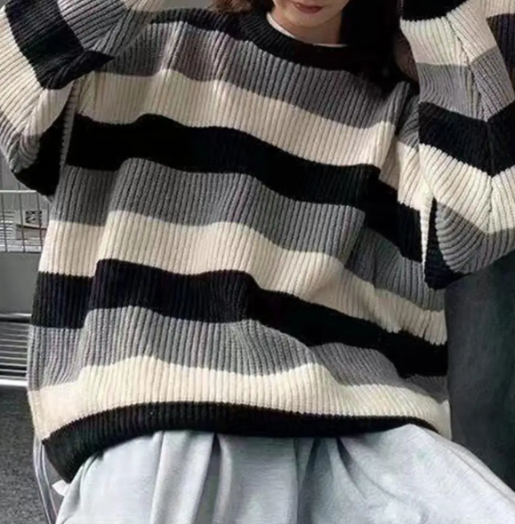 Walter Striped Knitted Pullover