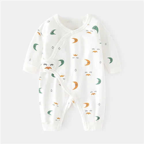 Newborn Printed Casual Jumpsuit