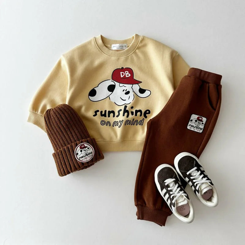 Cartoon Doggy Jogger Set