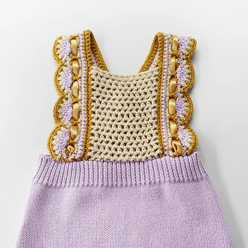 Crochet Top Knit Bodysuit