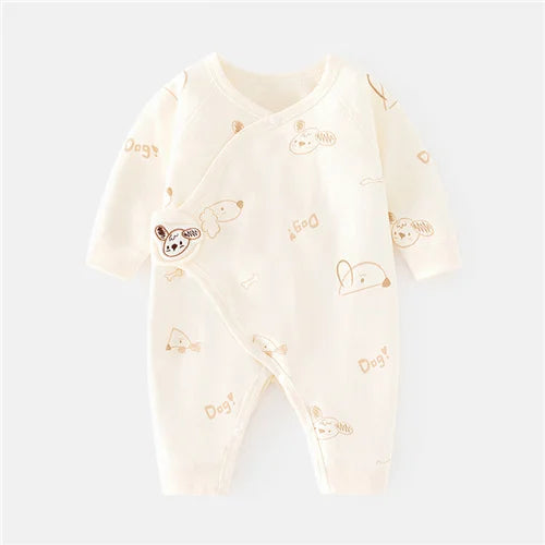 Newborn Printed Casual Jumpsuit