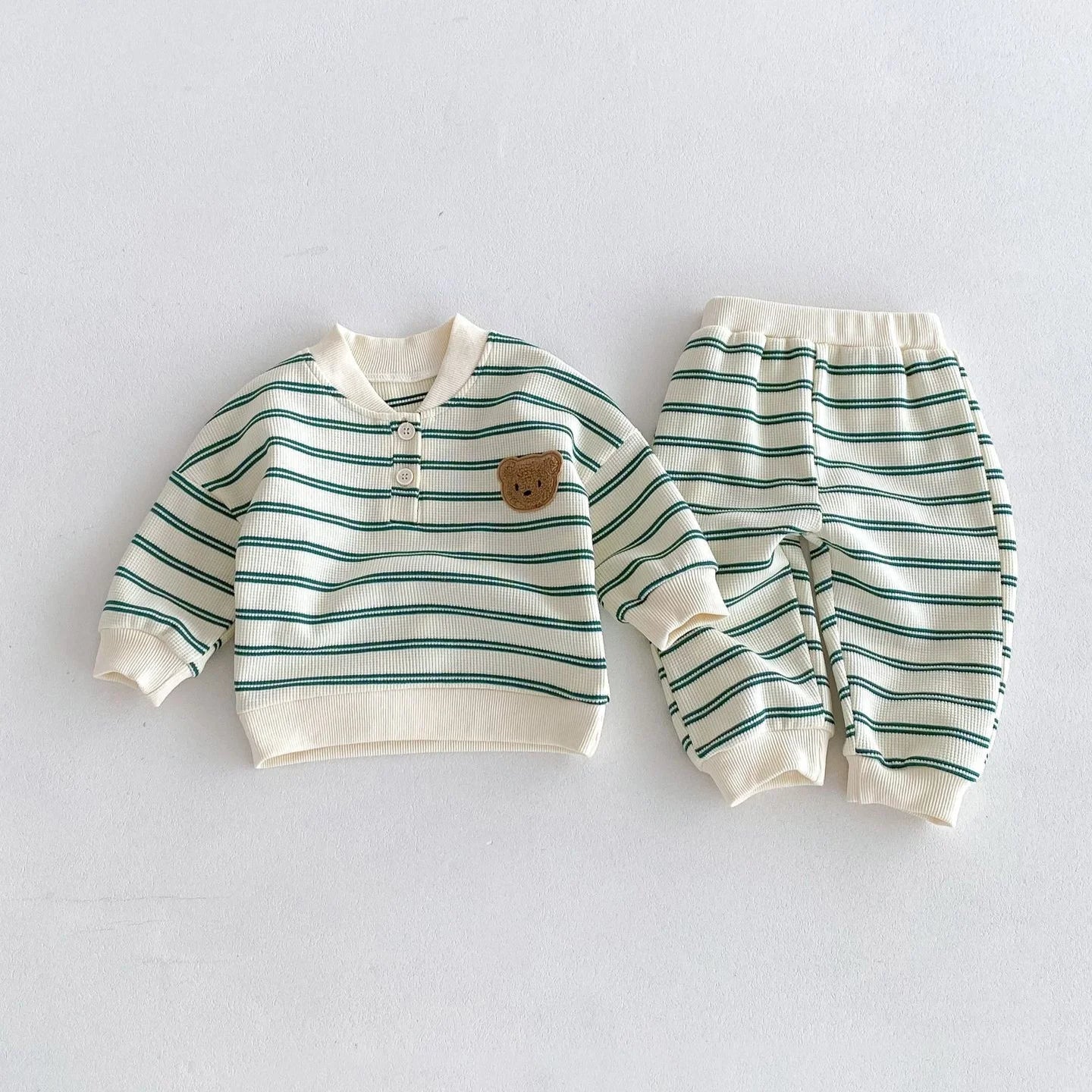 Striped Teddy Bear Lounge Set