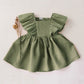 Girls Cotton Linen Dress