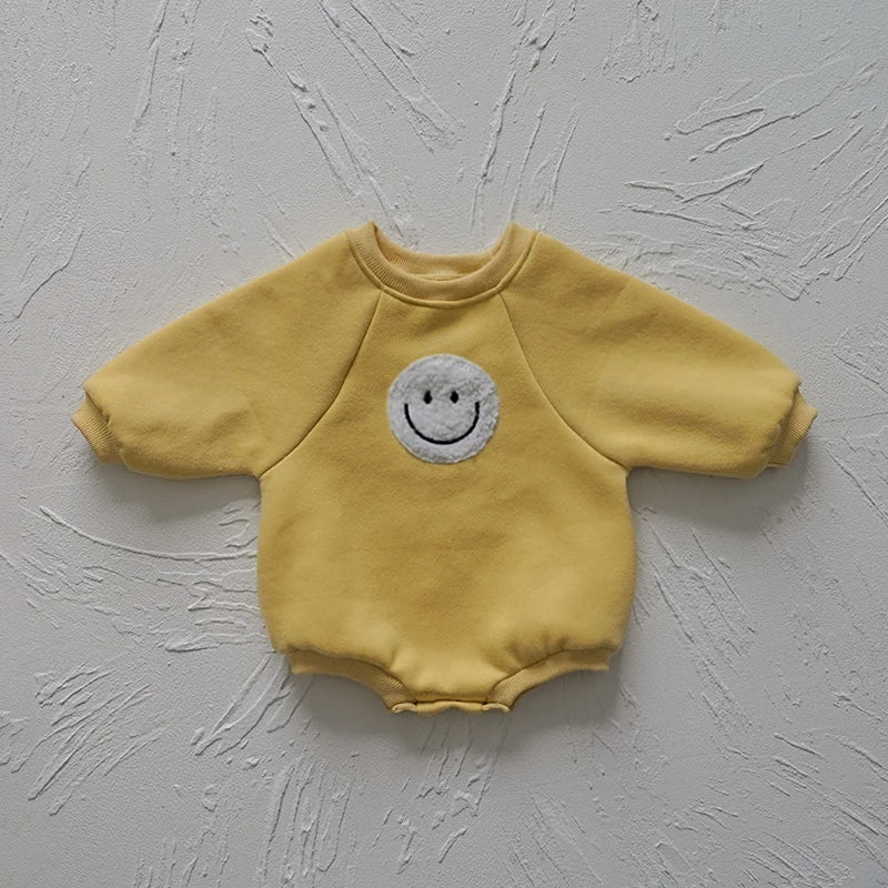 Fuzzy Smile Bodysuit