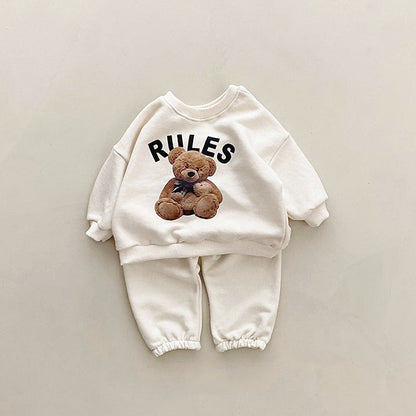 Cozy Teddy Bear Toddler Set