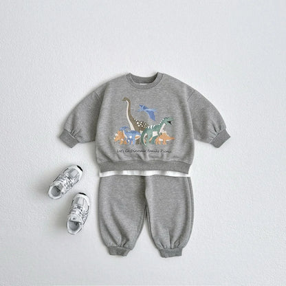 Dinosaur Print Jogger Set