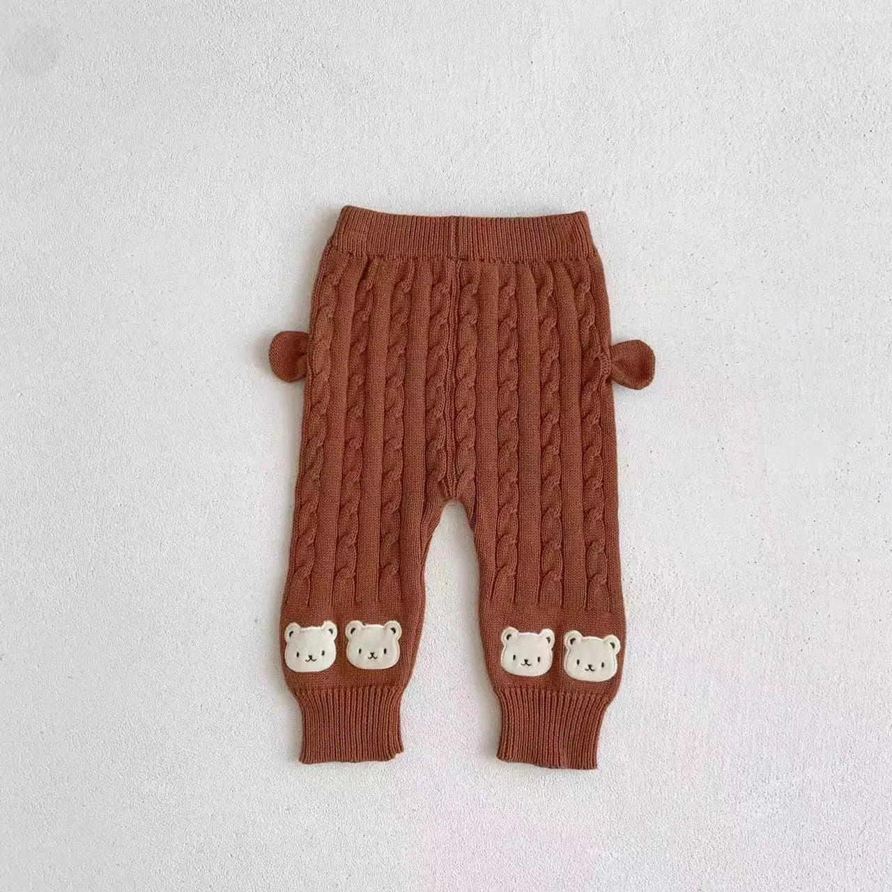 Knitted Cartoon Teddy Bear Winter Outfit