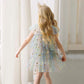 Rainbow Ruffles Sequins Dress