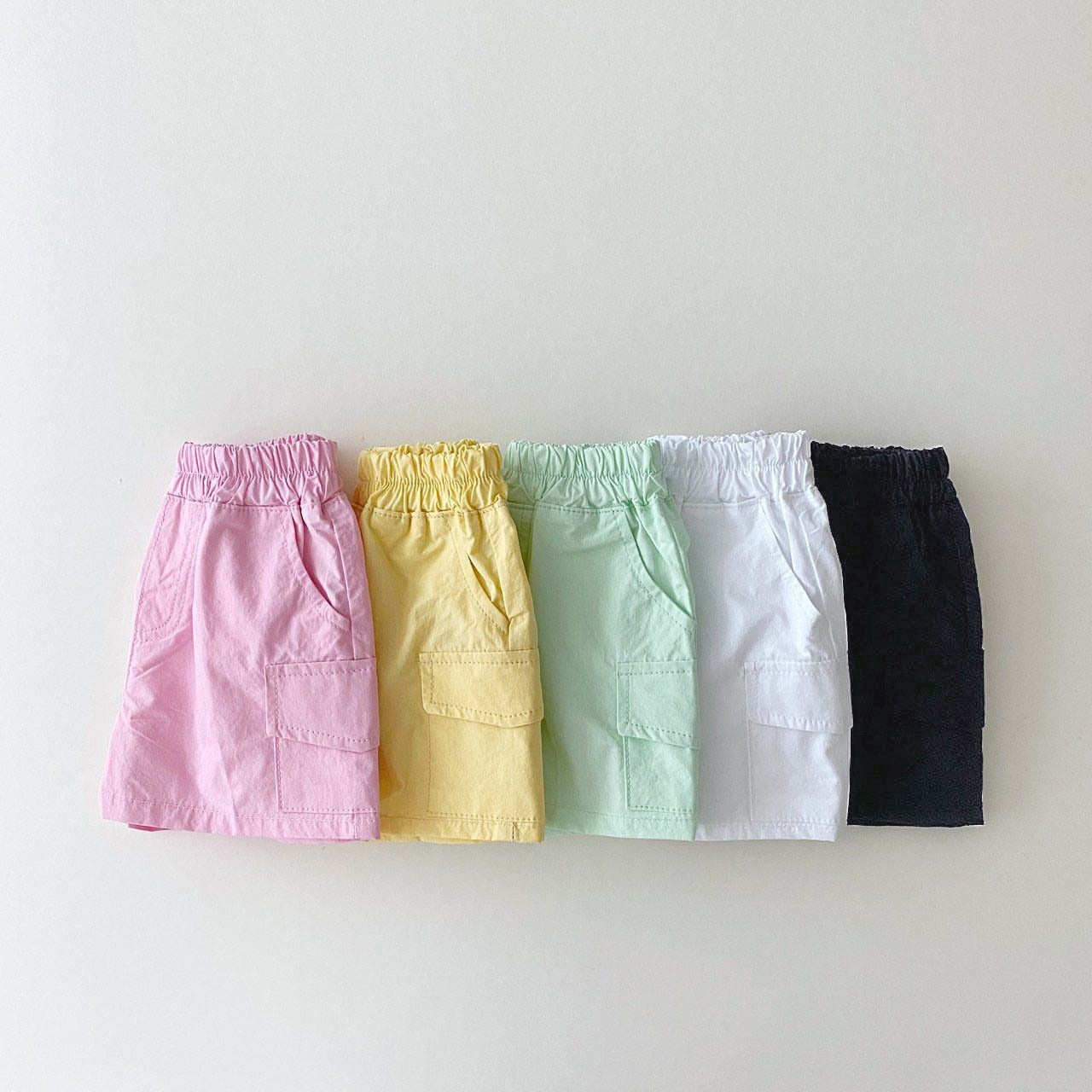 Pastel Cargo Shorts