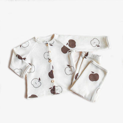 Waffle Cotton Pajama Set