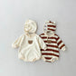 Teddy Bear Pattern Bodysuit Set