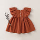 Summer Linen Cotton Girl Dress