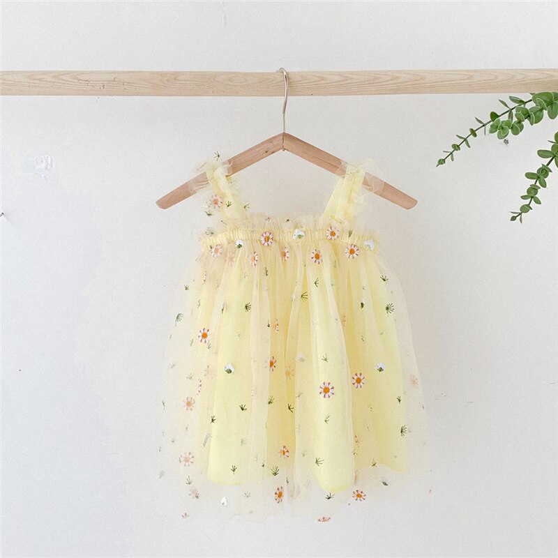 Girls Floral Lace Party Dress