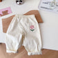 Embroidery Flower Girls Pants